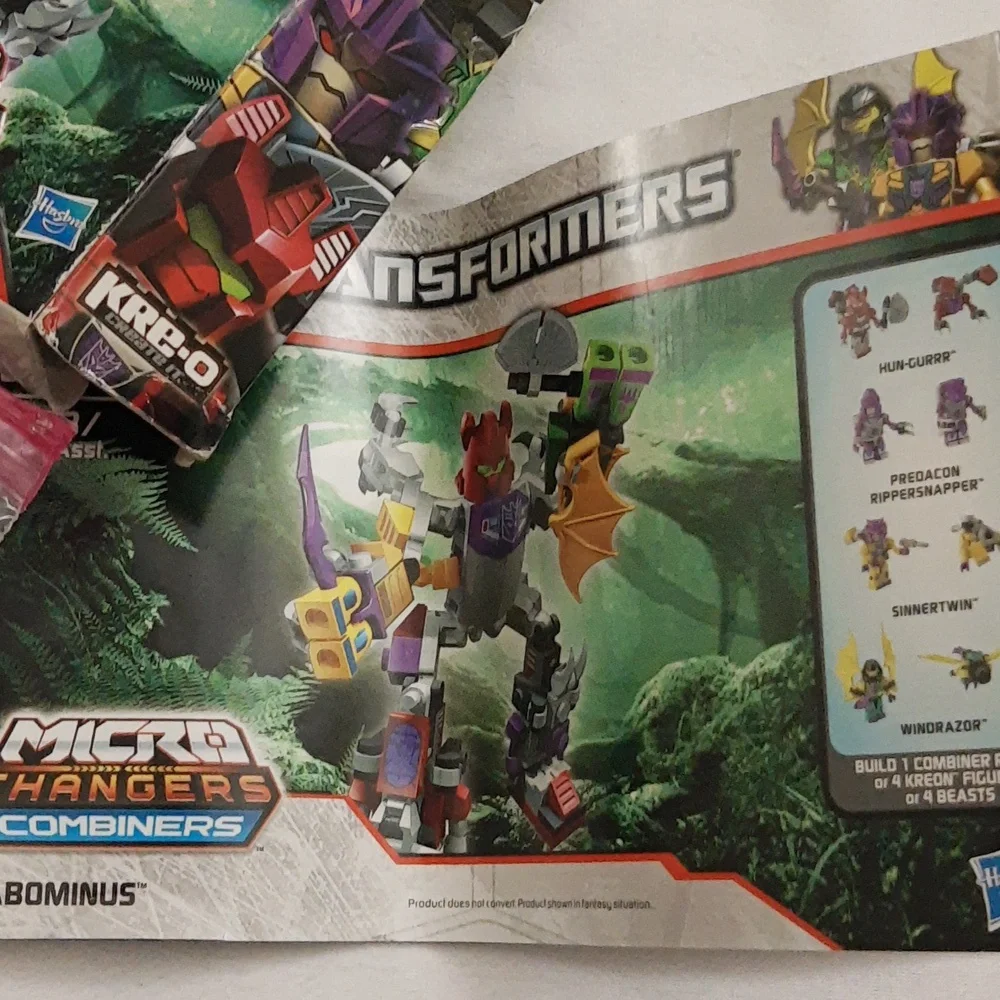 KRE-O Transformers Micro-Changers Combiners Abominus A4473 Brick Build Kit